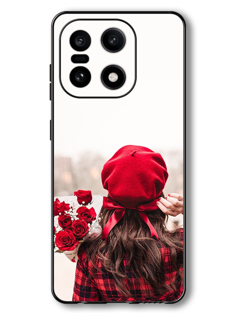 Theodor Case Compatible with OnePlus 15 6.78 Inch Protection Shockproof Bumper Cover Holding Flowers - Image 1